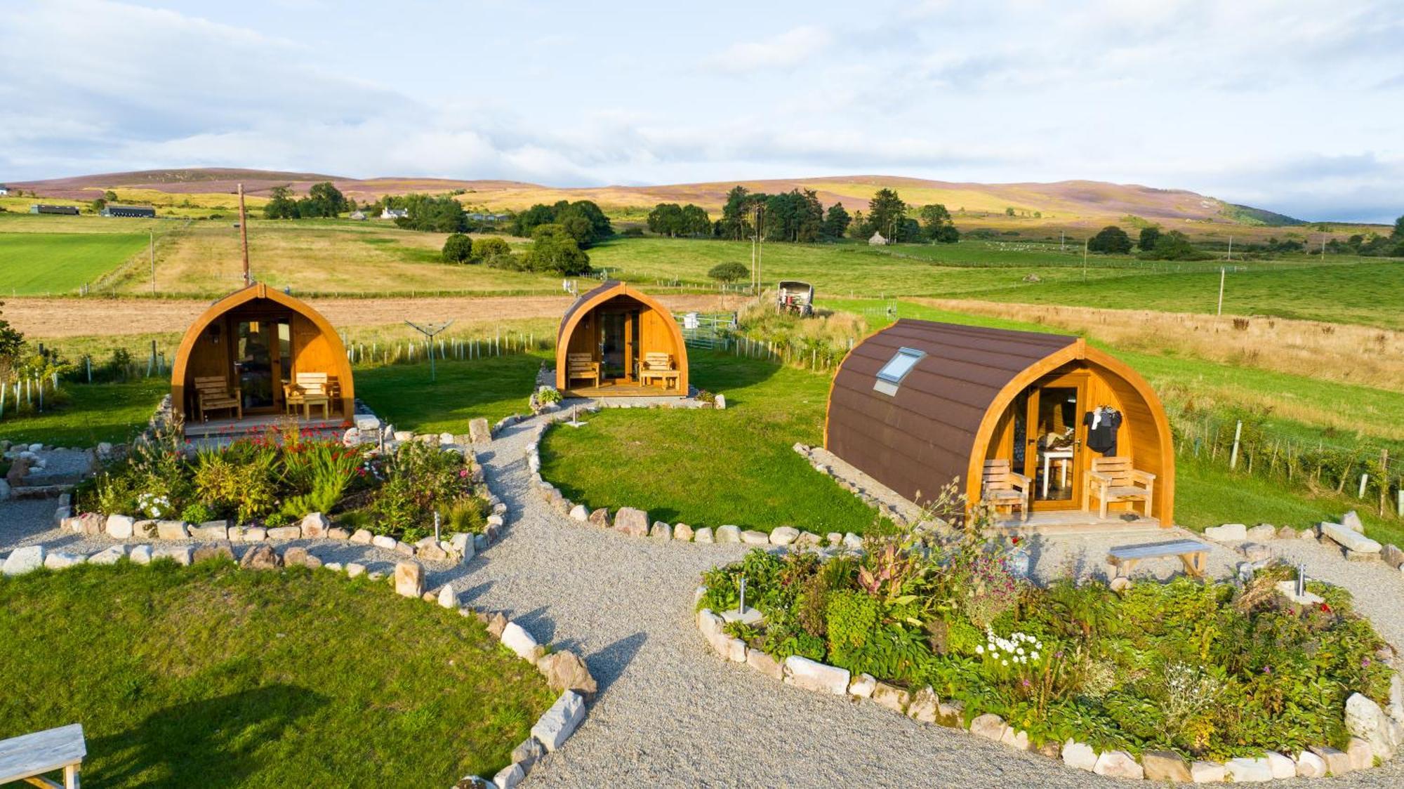 보나브리지 Migdale Pods Luxury Glamping 아파트 외부 사진