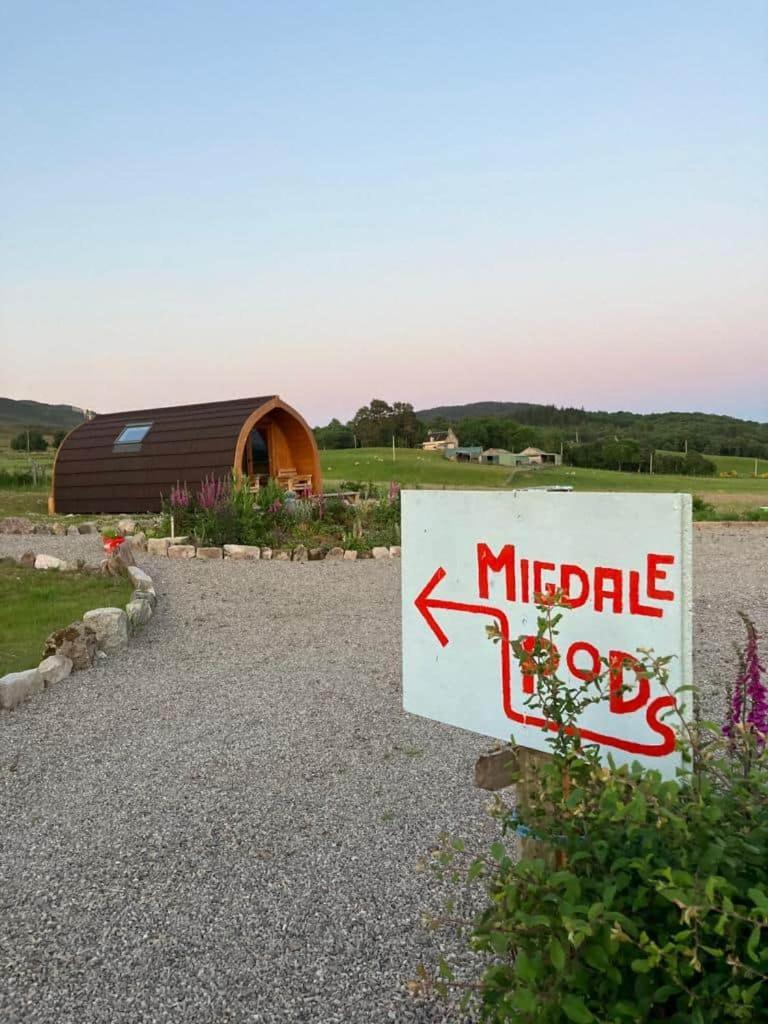 보나브리지 Migdale Pods Luxury Glamping 아파트 외부 사진